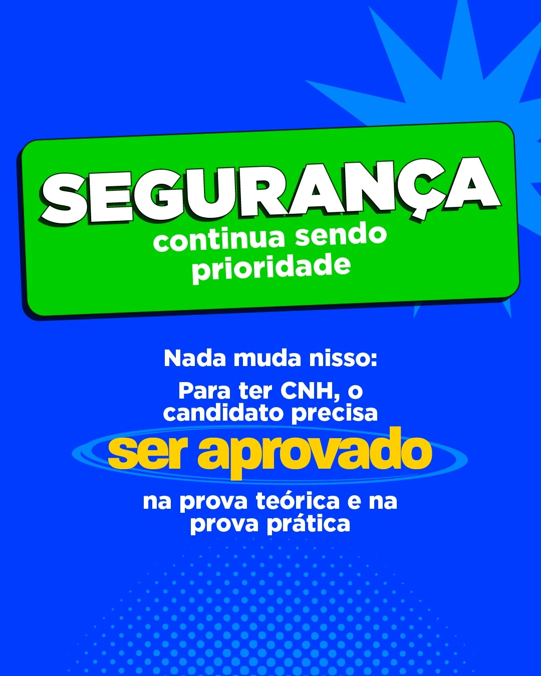 Segurança continua sendo prioridade